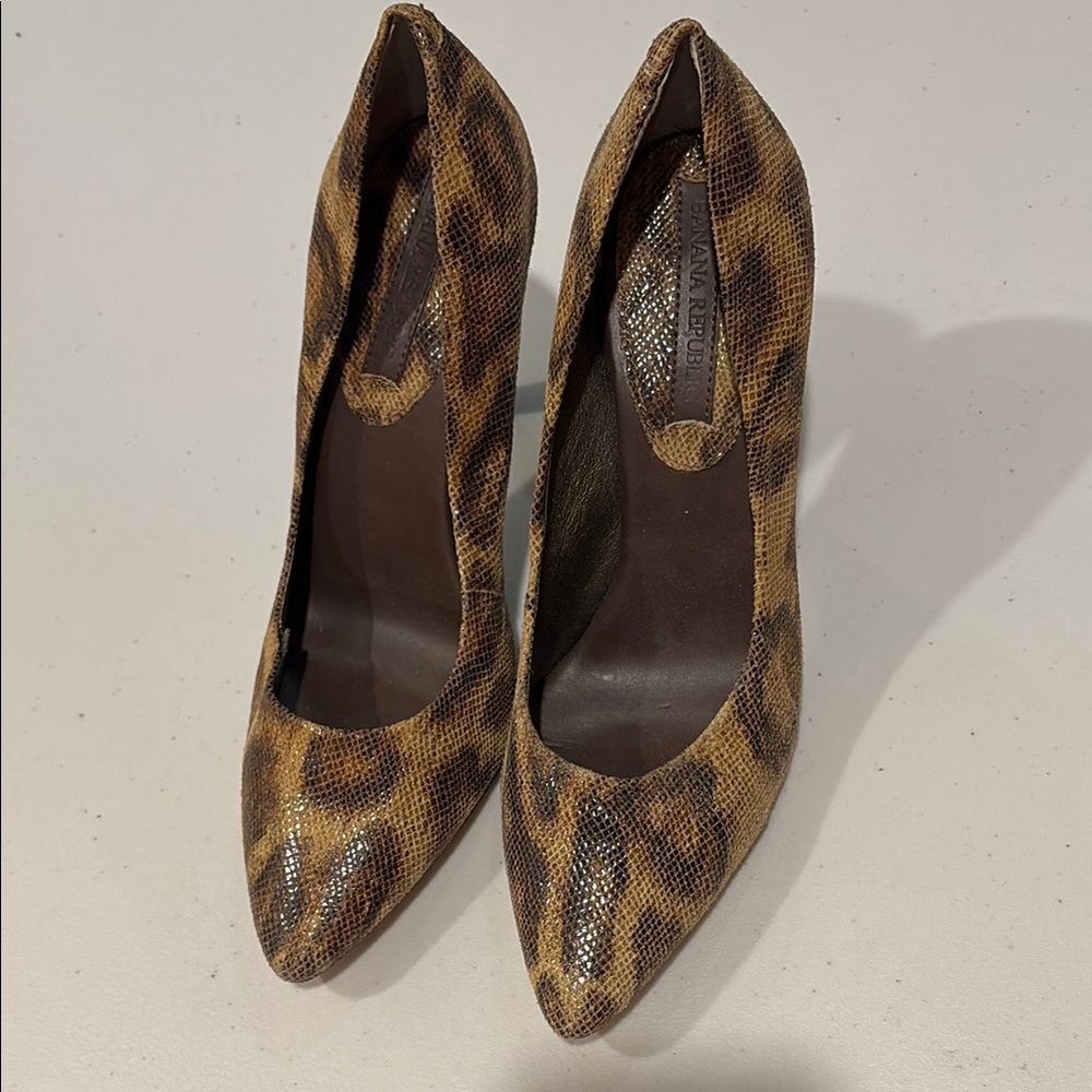 Leopard Print High Heels